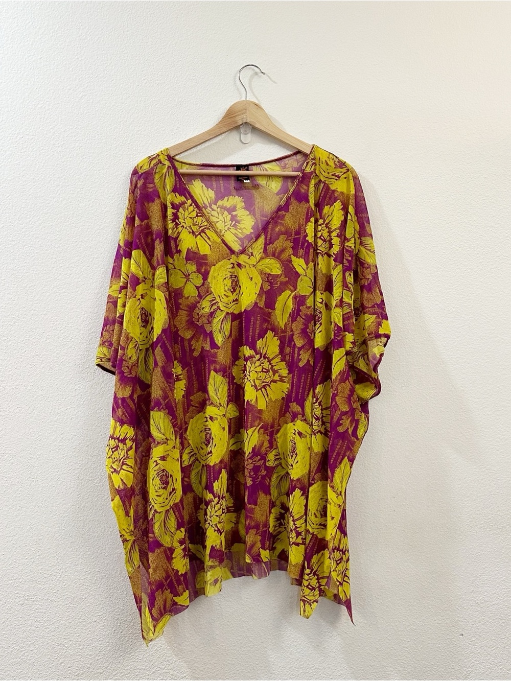 Jean Paul Gaultier Vintage Soleil Sheer Mesh Swim Cover-up Top Size Medium